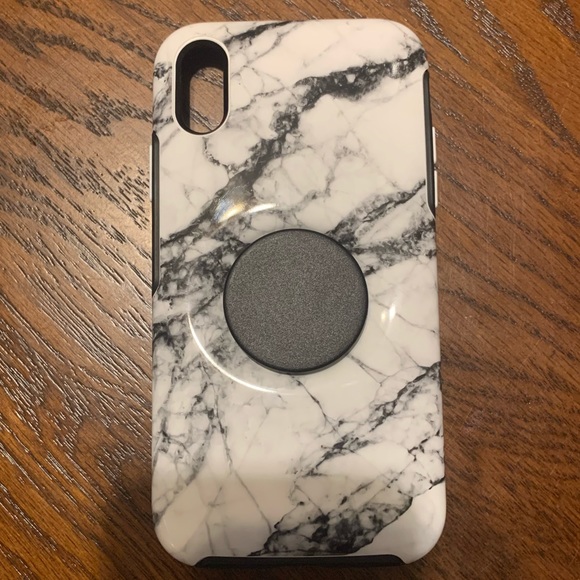 Otter box iPhone XR Marble Pop-socket